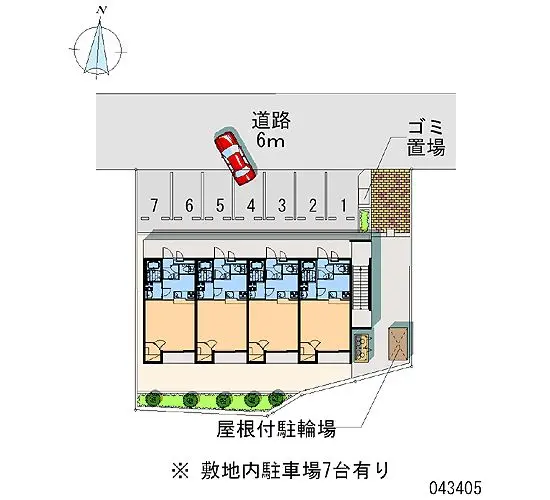 矢板市鹿島町　月極駐車場（LP）